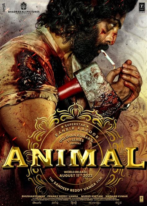 animal movie ranbir kapoor release
